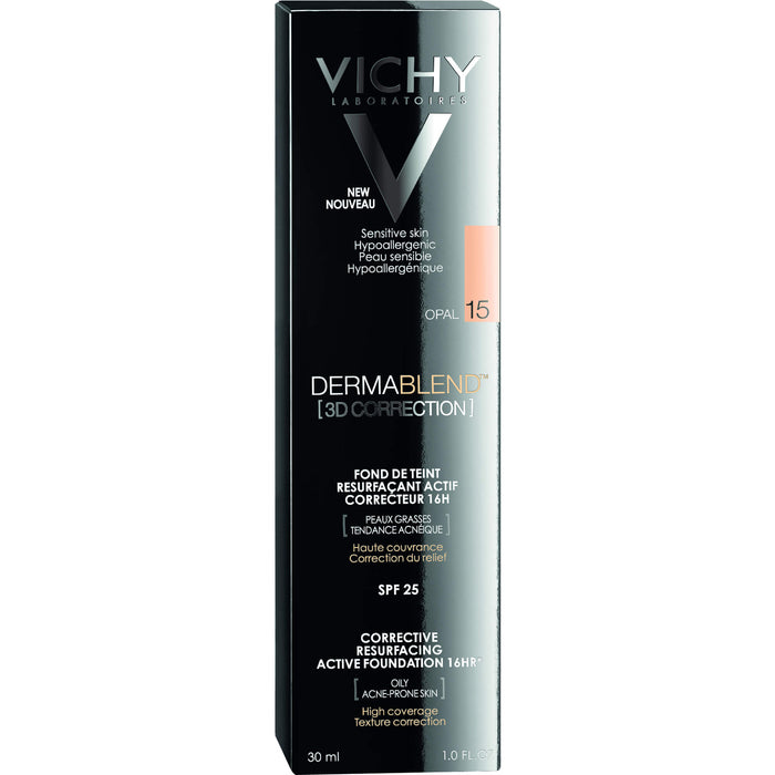 VICHY Dermablend 3D Correction SPF 25 Make-up Opal 15, 30 ml Crème