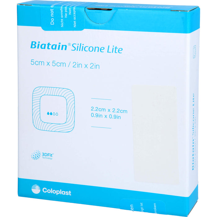 Biatain Silicone Lite Schaumverband 5x5cm, 5 St VER