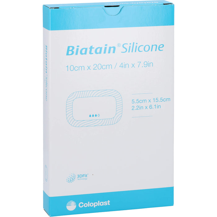 Biatain Silicone Schaumverband 10x20 cm, 5 St VER