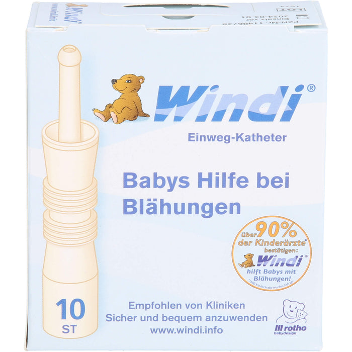 Windi Babys Blähungshilfe Katheter, 10 St KAT