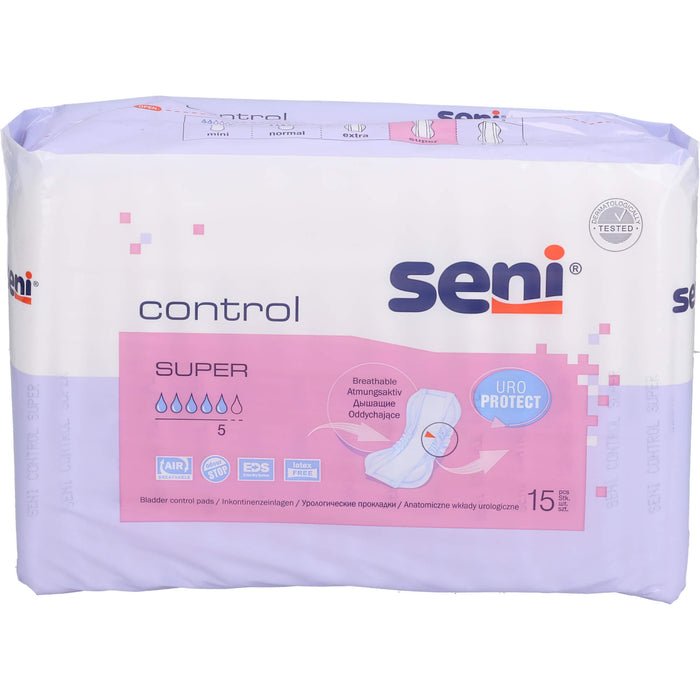 Seni Control Super, 15 pc Dépôts