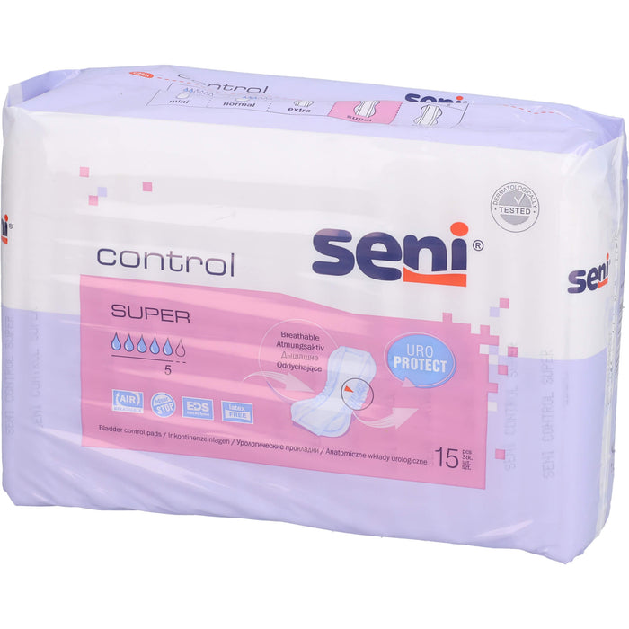 Seni Control Super, 15 pc Dépôts