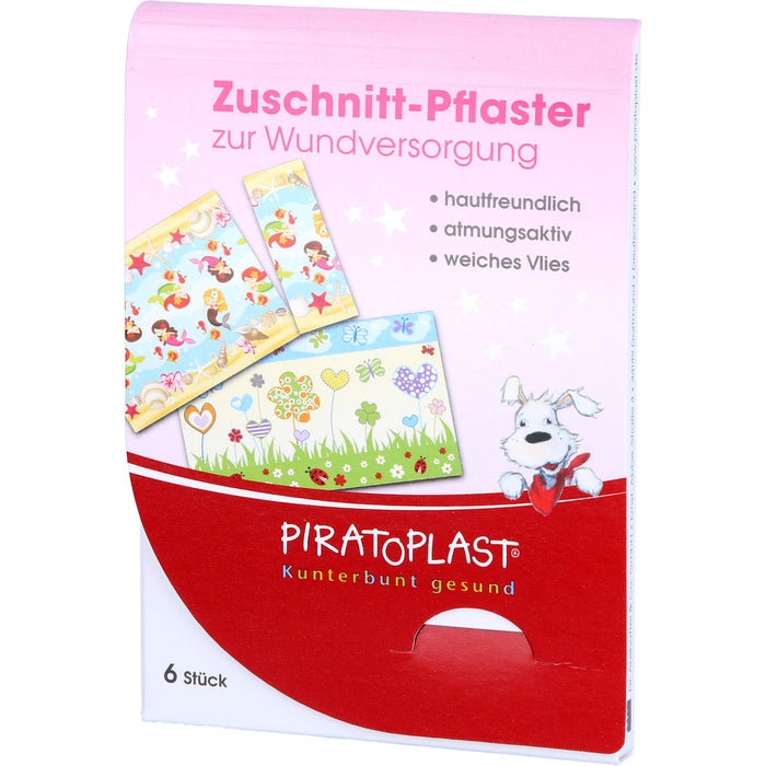 PIRATOPLAST Pflaster zum Zuschneiden für Mädchen, 6 St. Pflaster