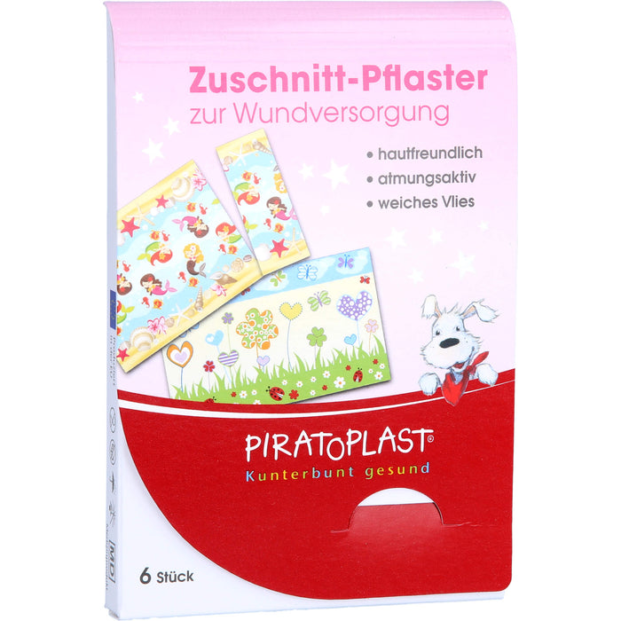 PIRATOPLAST Pflaster zum Zuschneiden für Mädchen, 6 pcs. Patch