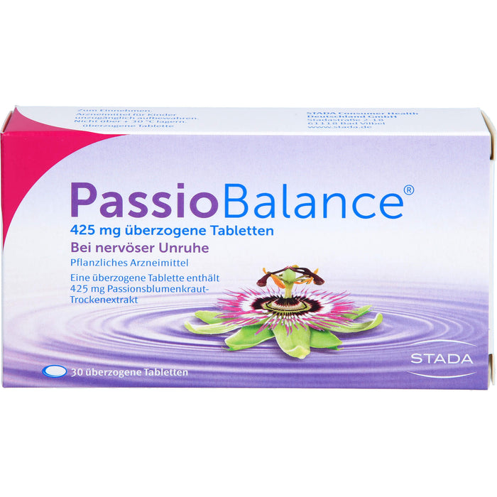 PassioBalance Tabletten bei nervöser Unruhe, 30 St. Tabletten