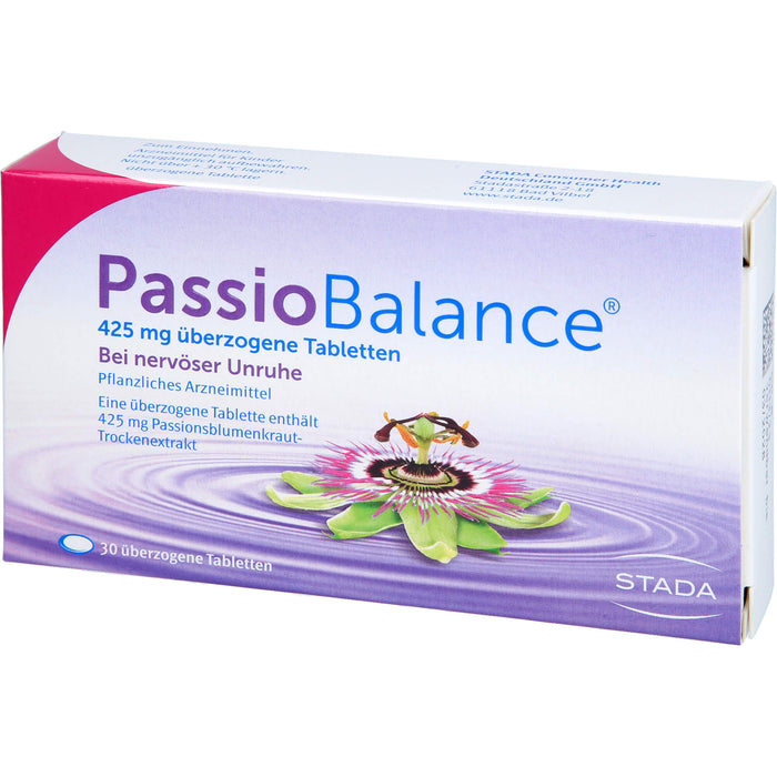 PassioBalance Tabletten bei nervöser Unruhe, 30 pc Tablettes