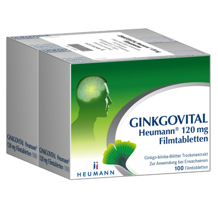 GINKGOVITAL Heumann 120 mg Filmtabletten, 200 pcs. Tablets