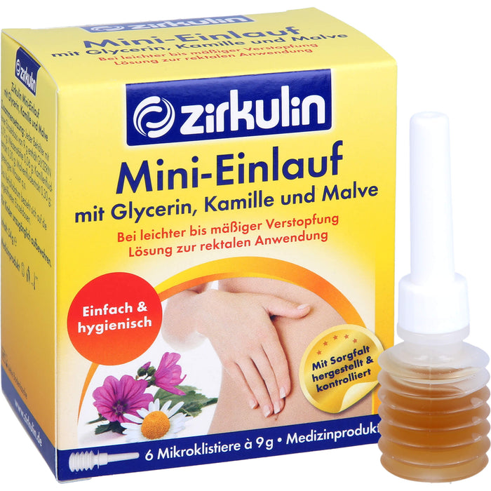 Zirkulin Mini-Einlauf mit Glyzerin, 9 pcs. Enemas