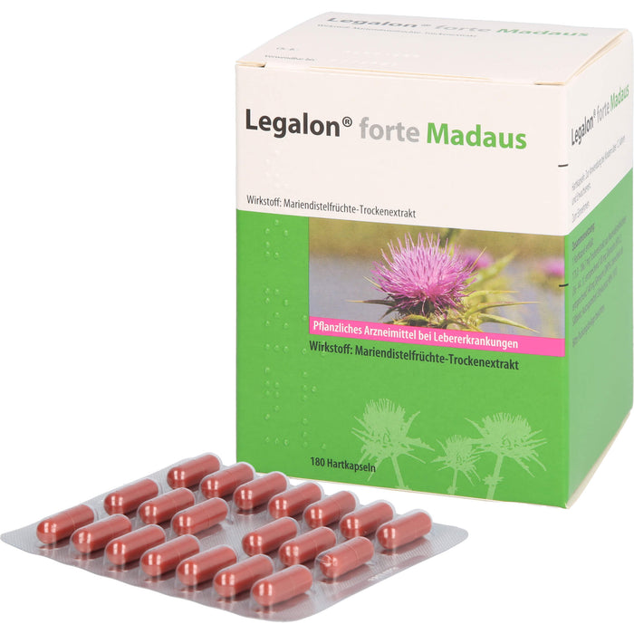 Legalon forte Madaus, Hartkapseln, 180 pcs. Capsules