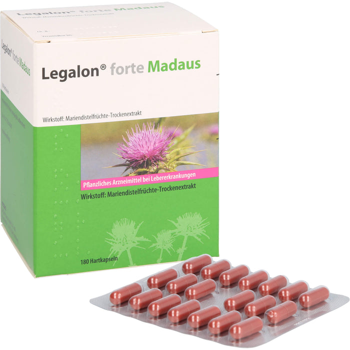 Legalon forte Madaus, Hartkapseln, 180 pcs. Capsules