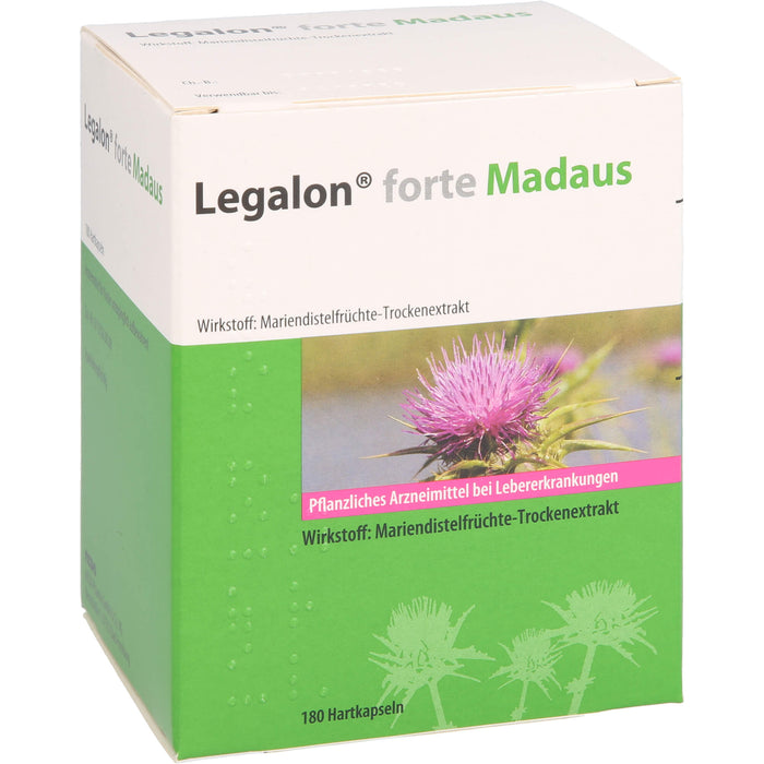 Legalon forte Madaus, Hartkapseln, 180 pcs. Capsules