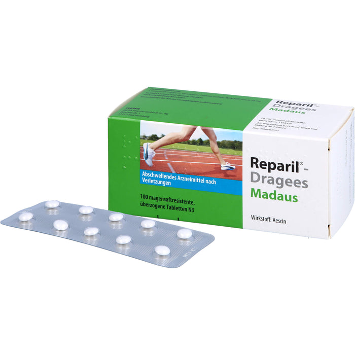 Reparil-Dragees Madaus 20 mg, magensaftresistente, überzogene Tablette, 100 pc Tablettes