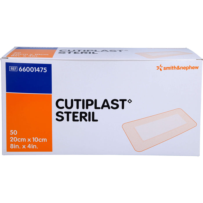 CUTIPLAST steril 20 cm x 10 cm Wundverband, 50 St. Wundauflagen