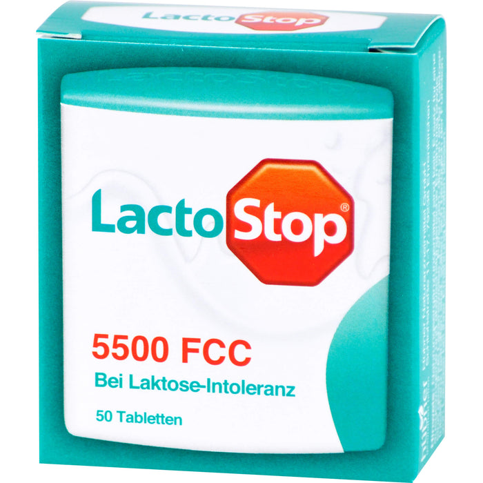 LactoStop 5500 bei Lactose-Intoleranz Tabletten, 50 St. Tabletten