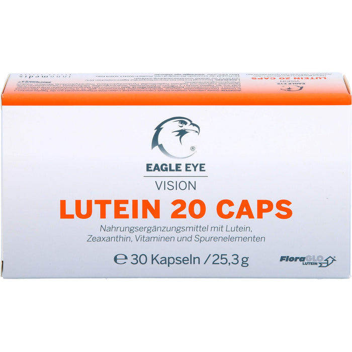 EAGLE EYE Lutein 20 Vision Caps Kapseln, 30 pc Capsules