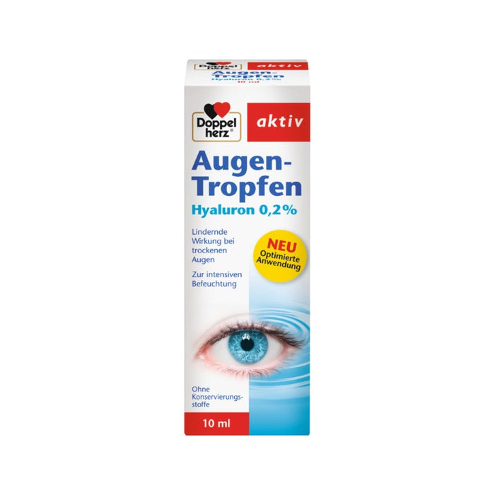 Doppelherz Hyaluron 0,2 % Augentropfen, 10 ml Solution