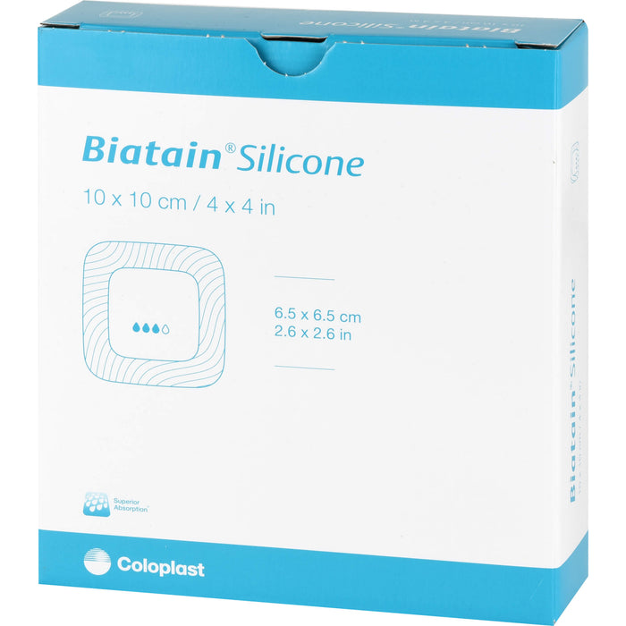 Biatain Silicone Schaumverband 10x10cm, 10 St VER