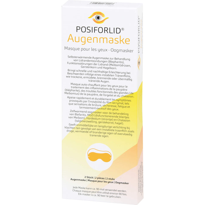 POSIFORLID Augenmaske zur Wärmebehandlung, 2 pcs. Masks