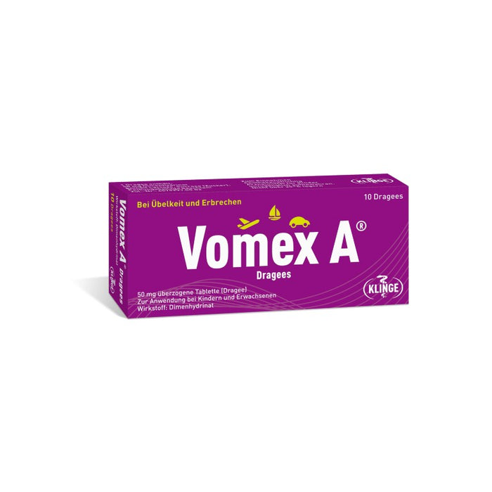 Vomex A Dragees, 10 pcs. Tablets