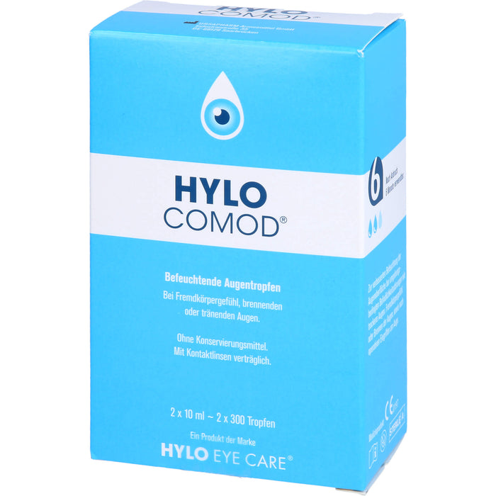 HYLO COMOD befeuchtende Augentropfen, 20 ml Solution