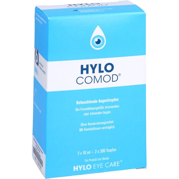 HYLO COMOD befeuchtende Augentropfen, 20 ml Solution