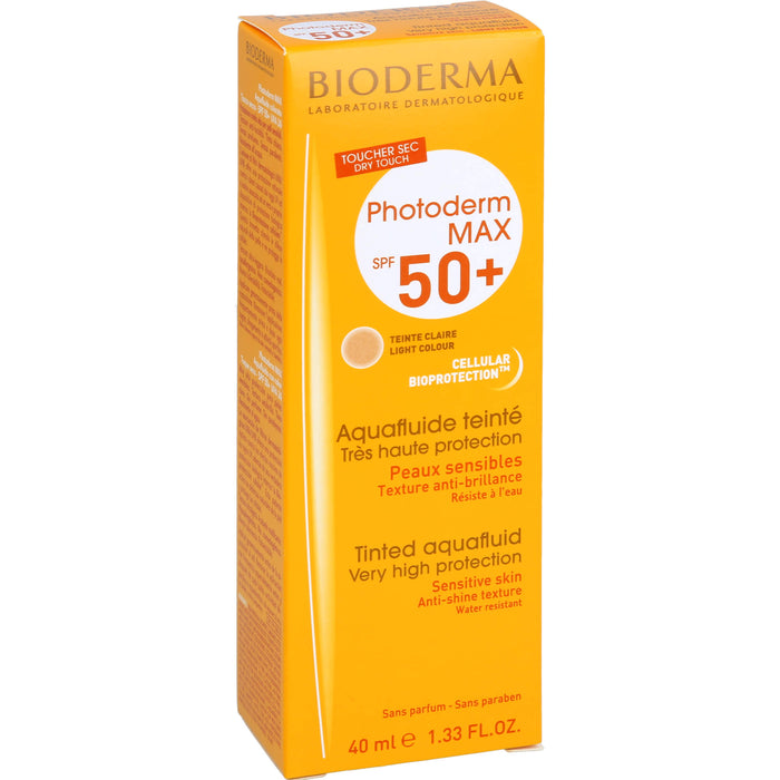 BIODERMA Photoderm MAX SPF 50+ Aquafluid getönt hell, 40 ml Solution