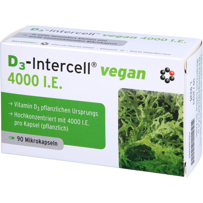 D3-Intercell Vegan 4,000 I.E., 90 St KAP