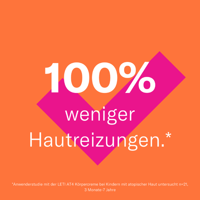 LETI AT4 Körpercreme - Reichhaltige Körperpflege zum Schutz trockener oder zu Neurodermitis neigender Haut, 200 ml Cream