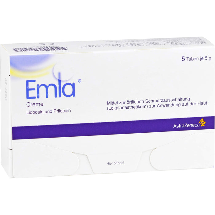 Emla Creme + Pflaster Reimport EMRAmed, 25 g Creme