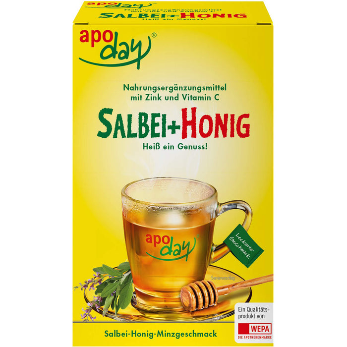 apoday Salbei + Honig Portionsbeutel, 10 pc Sachets