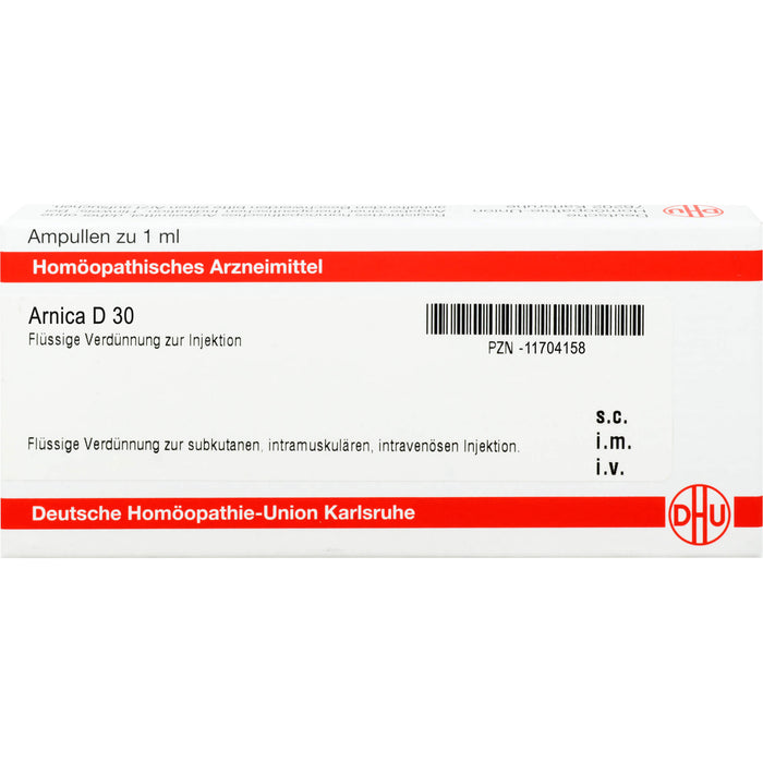 DHU Arnica D30 Ampullen, 8 St. Ampullen