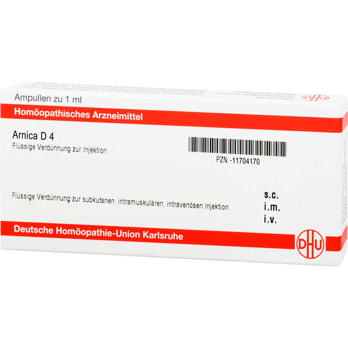 DHU Arnica D4 Ampullen, 8 St. Ampullen