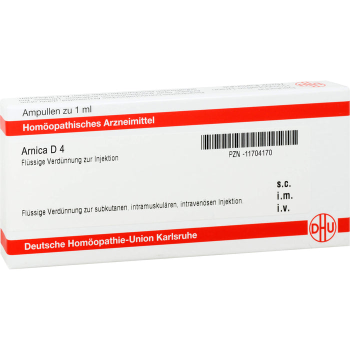 DHU Arnica D4 Ampullen, 8 St. Ampullen