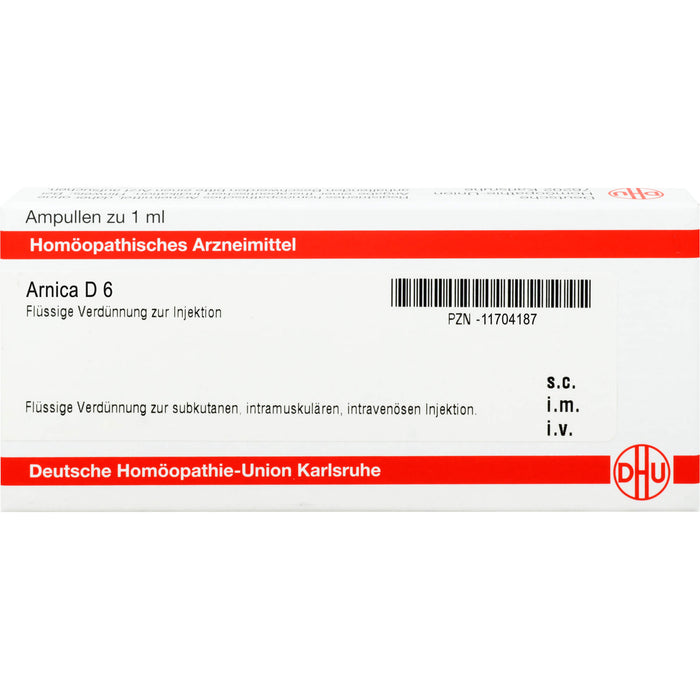 DHU Arnica D6 Ampullen, 8 St. Ampullen