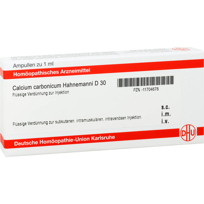 Calcium carbonicum D30 DHU Ampullen Hahnemanni, 8 St. Ampullen