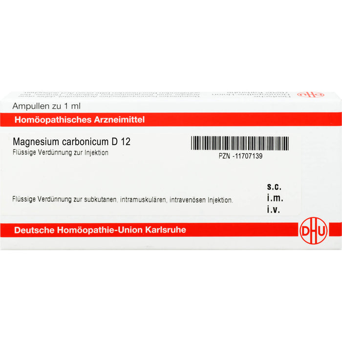 Magnesium carbonicum D12 DHU Ampullen, 8 St. Ampullen