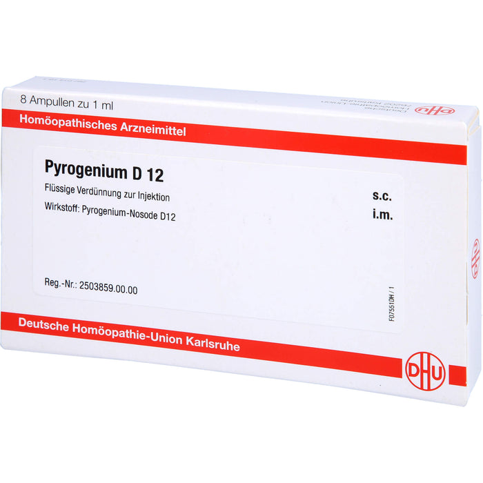 Pyrogenium D12 DHU Ampullen, 8 St. Ampullen