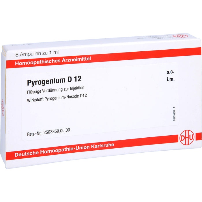 Pyrogenium D12 DHU Ampullen, 8 St. Ampullen