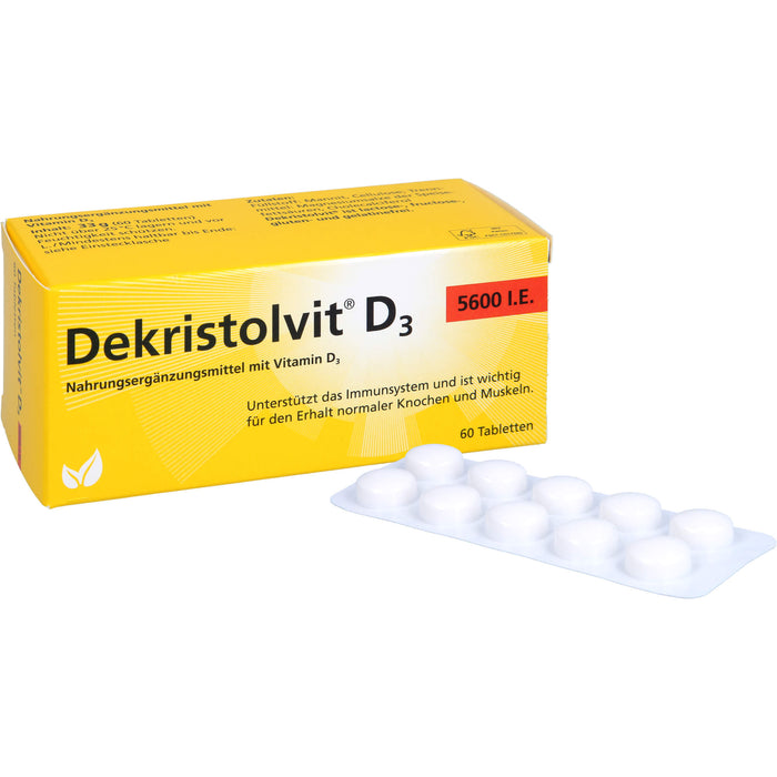 Dekristolvit D3 5600 I.E. Tabletten, 60 St. Tabletten