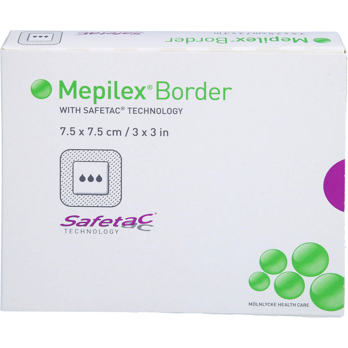 Mepilex Border Schaumverband 7,5x7,5 cm, 5 St VER