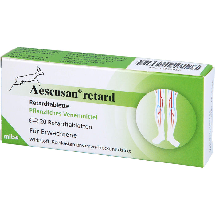 Aescusan retard, Retardtabletten, 20 St RET