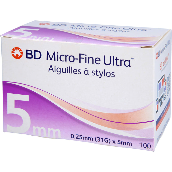 BD Micro-Fine Ultra Pen-Nadeln 0,25x5mm, 100 St KAN