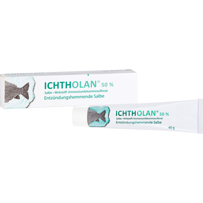 ICHTHOLAN 50% entzündungshemmende Salbe Reimport Orifarm, 40 g Ointment