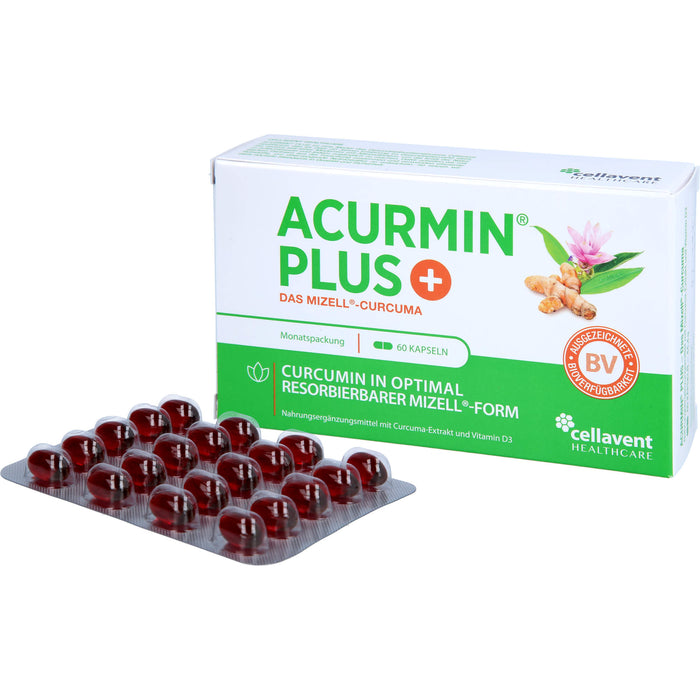 ARCUMIN PLUS+ Das Mizell-Curcuma Kapseln, 60 pc Capsules