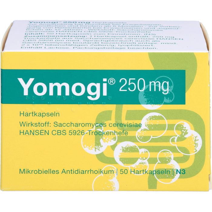 Yomogi 250 mg Hartkapseln mikrobielles Antidiarrhoikum, 50 pc Capsules