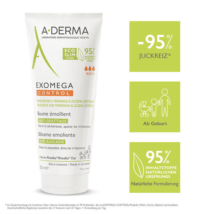 A-DERMA EXOMEGA Control Balsam, 200 ml Balsam