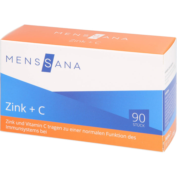 MensSana Zink + C Lutschtabletten, 90 pcs. Tablets