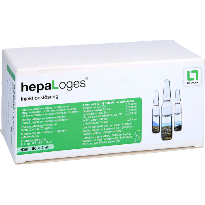 hepaLoges Injektionslösung, 50X2 ml AMP