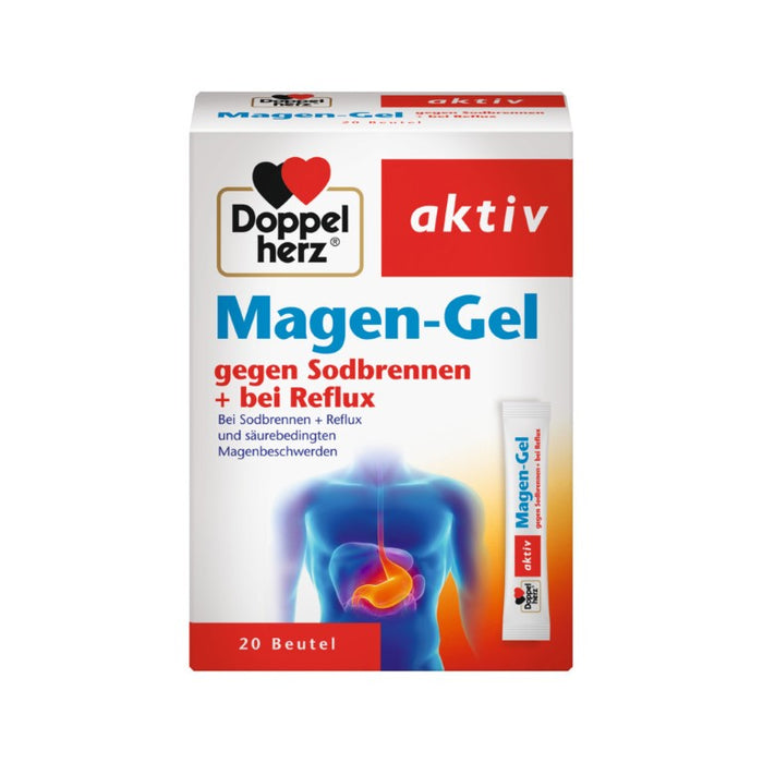 Doppelherz Magen-Gel gegen Sodbrennen + bei Reflux, 20 pc Gel