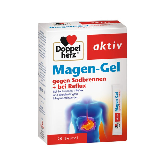 Doppelherz Magen-Gel gegen Sodbrennen + bei Reflux, 20 St. Gel